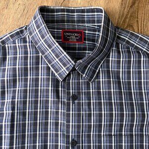 UNTUCKit longsleeve plaid shirt